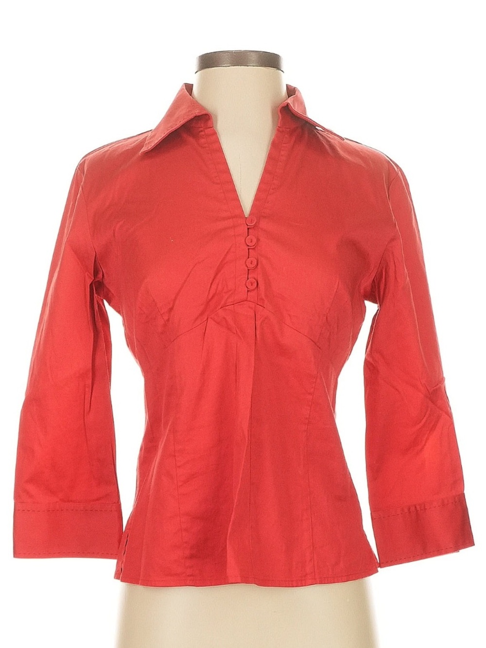Ann Taylor Button Peplum Top